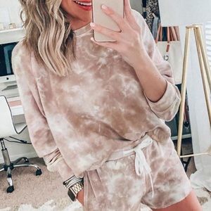Tie dye short set NEW